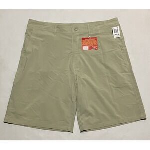 NWT Hawaiian Island Creations HIC Chiba Shorts Size 40 X 10 Stone Light Olive